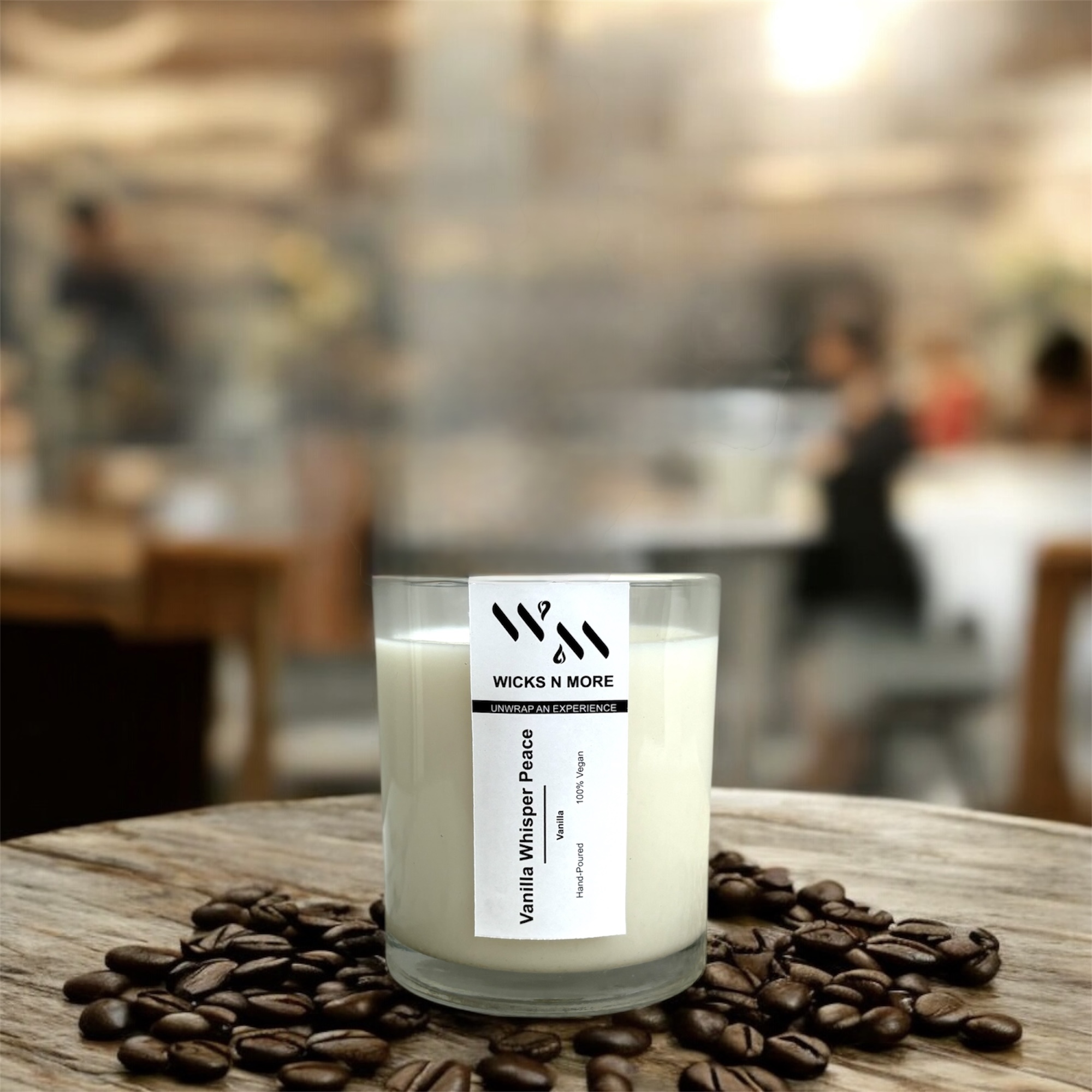 “Vanilla Whisper Peace” Candle